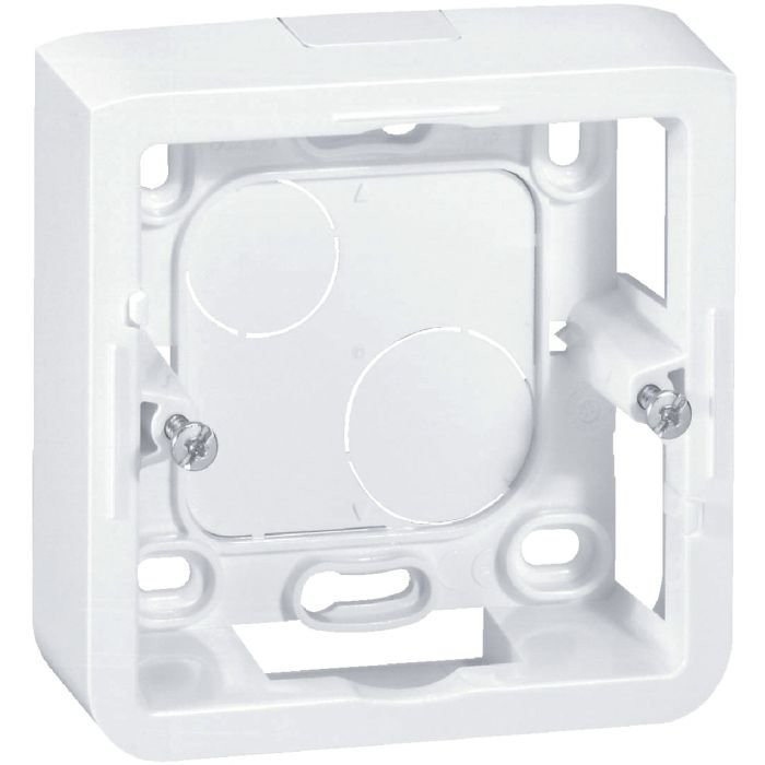 Cadre saillie pour 2 modules profondeur 30mm – Mosaic – Blanc – 080280 – Legrand