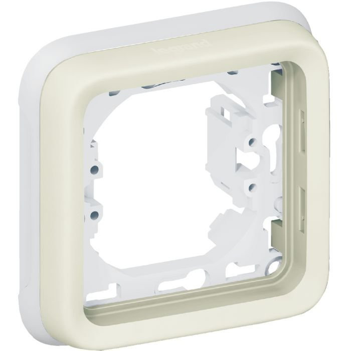 Support plaque 1 poste composable IP55 – Plexo – Blanc – 069692 – Legrand